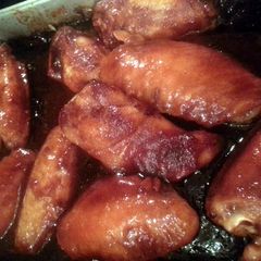 A picture of Organic asian style maple-soy baked chicken.