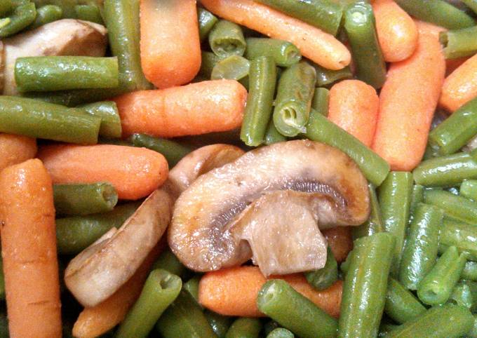 green bean and carrot fungi