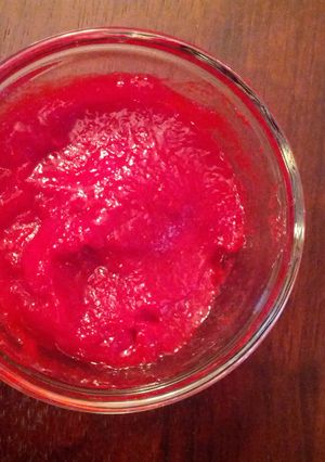 A picture of Raspberry filling.