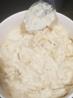 Una foto de Masa de bechamel para croquetas de pollo
