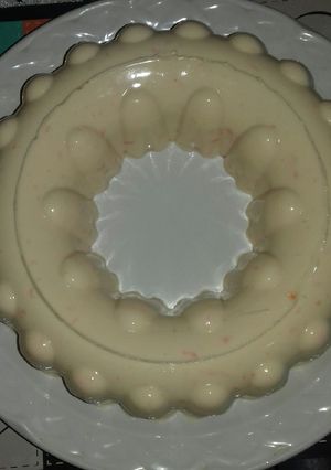 Una foto de Gelatina de leche con zanahoria