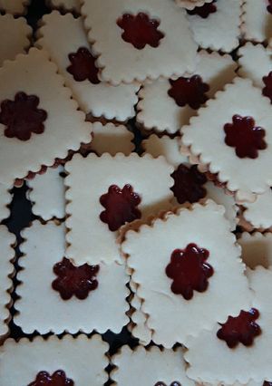 Une photo de Sablés à la confiture de fraise