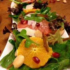 A picture of Citrus Fruit Marcona Almond Salad.