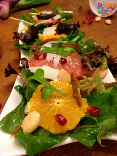 A picture of Citrus Fruit Marcona Almond Salad.