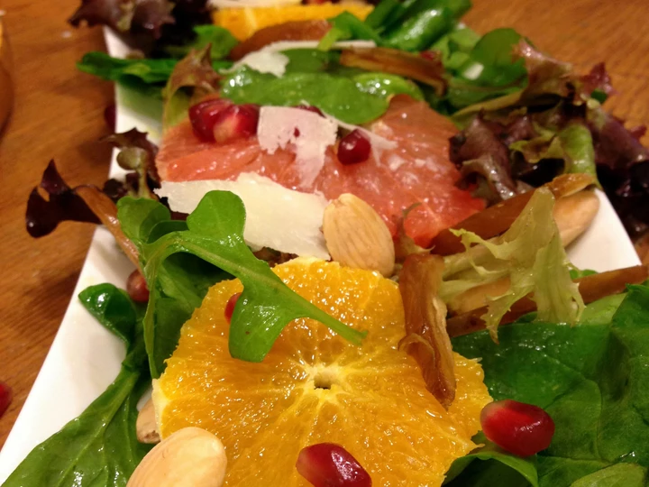 Easy Steps to Prepare Recipes Citrus Fruit Marcona Almond Salad the So Delicious Perfect.