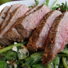 A picture of Watercress Steak Salad.