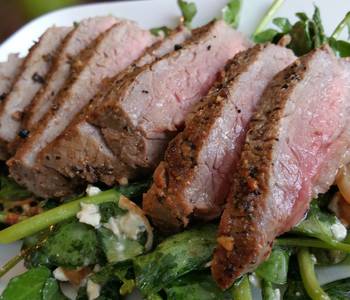 The New Way Cooking Recipe Watercress Steak Salad Delicious Perfect