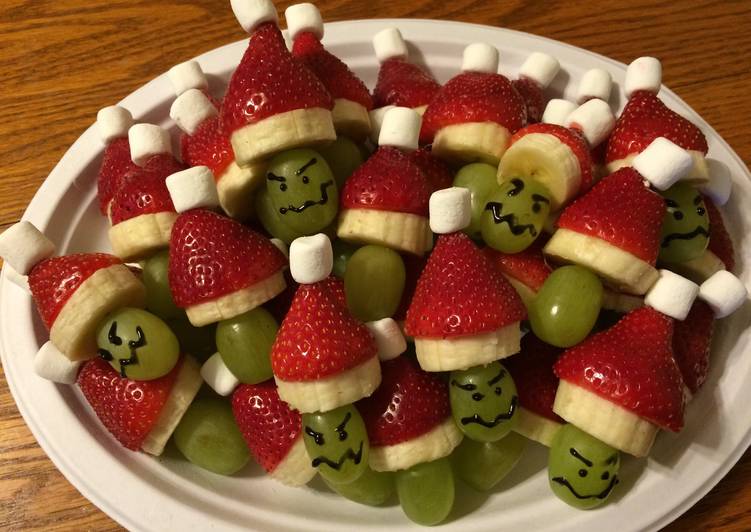 Recipe of Ultimate Grinch Kabobs