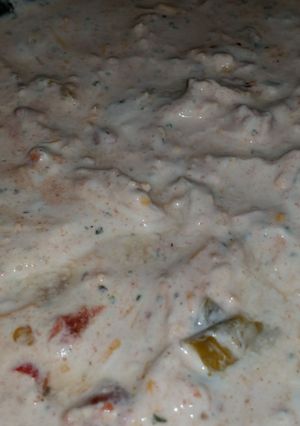 A picture of Creamy Garlic Salsa dip.