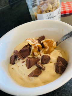 Una foto de Helado fit de plátano 🍌🍌🍌