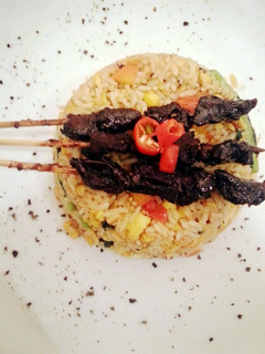 A picture of Satay Fried Rice.