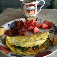 A picture of Vegetable Omelette.