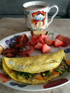 A picture of Vegetable Omelette.