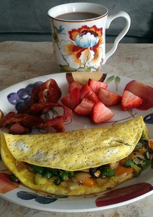 A picture of Vegetable Omelette.