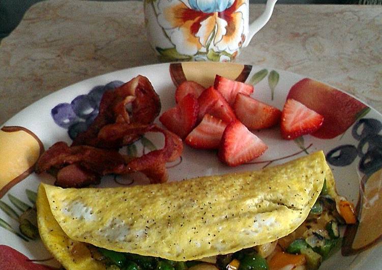 Easy Way to Cook Appetizing Vegetable Omelette