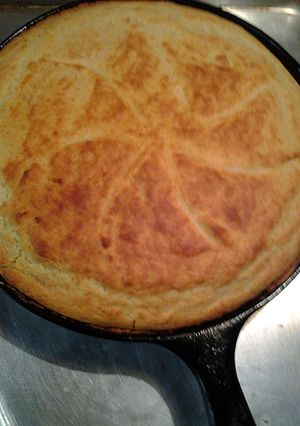 A picture of cast iron bread.