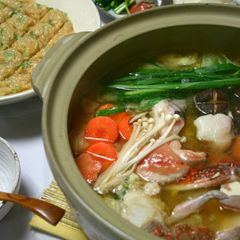 A picture of Miso-flavored Chanko Nabe (Hot Pot).
