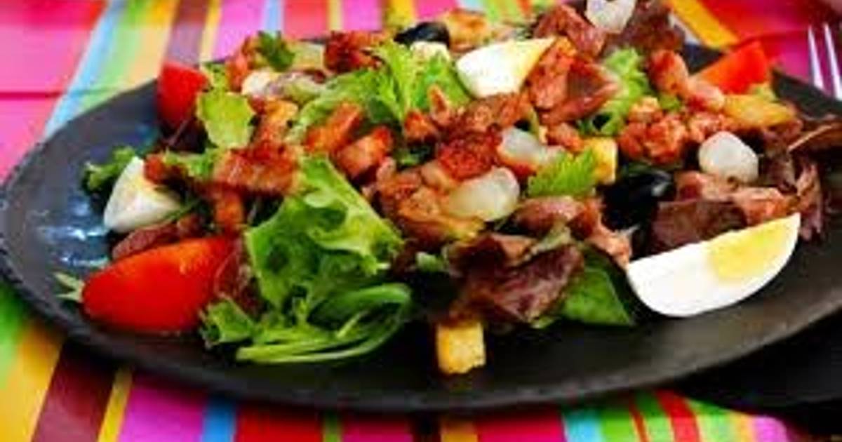 Salade de gesier (gizzard salad) Recipe by chefbobbyf Cookpad