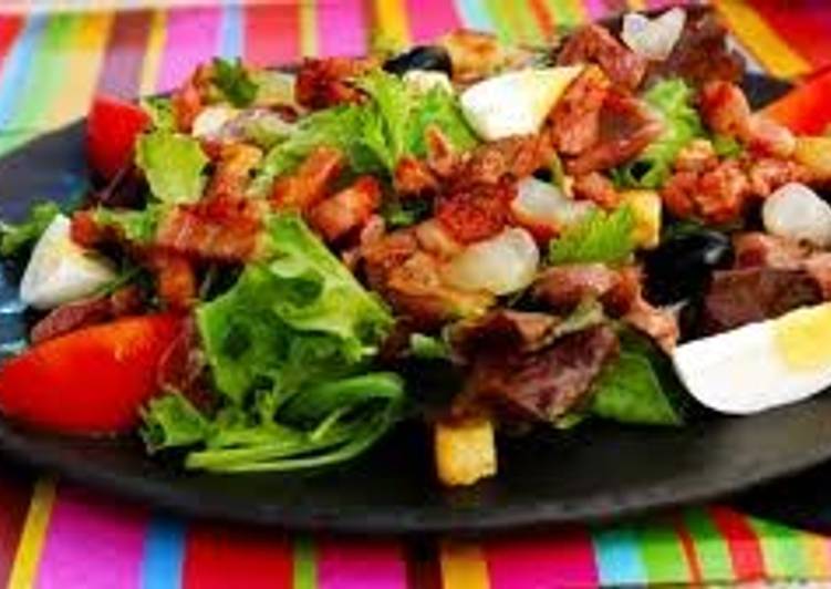 Recipe of Award-winning Salade de gesier (gizzard salad)