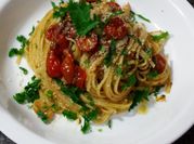 A picture of vegetable pasta