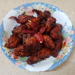 A picture of Maldives chilli fry.