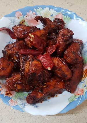 A picture of Maldives chilli fry.