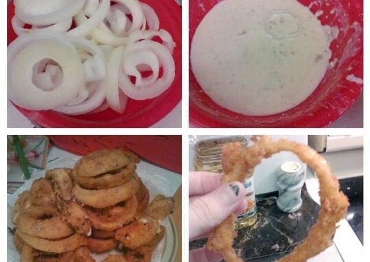 Steps to Make Homemade Home Made Onion Rings