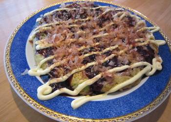 Easiest Way to Prepare Tasty Satoimo Taro Root Okonomiyaki