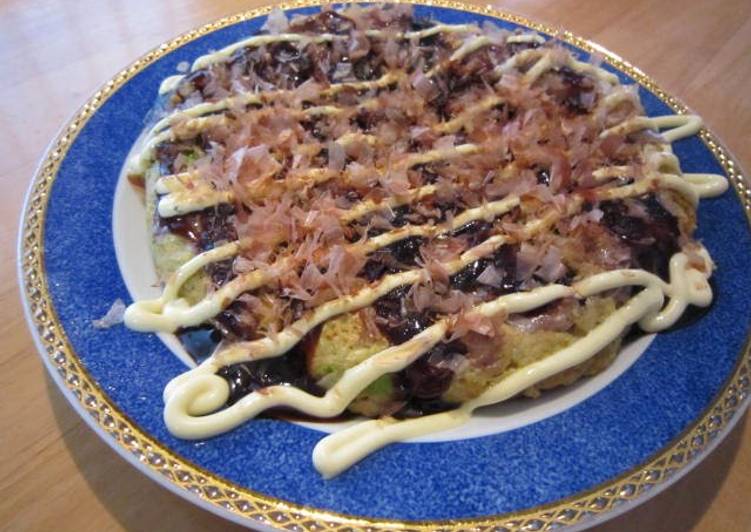 Steps to Prepare Appetizing Satoimo Taro Root Okonomiyaki