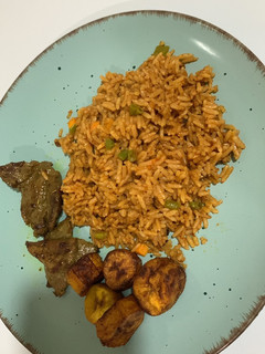 A picture of Best ever veggie Jollof rice.