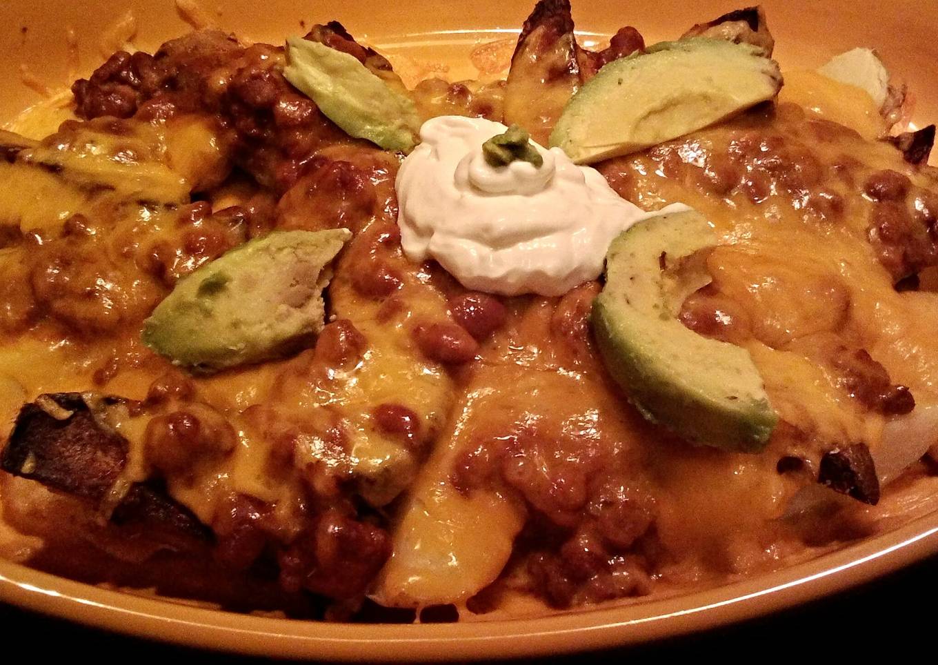 Game Day Chicken and Chilly Cheese Fries