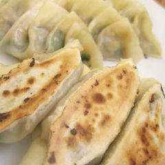 A picture of Easy Vegetable Gyoza with Soy Beans.