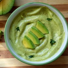 A picture of Garlic Avocado Pesto.