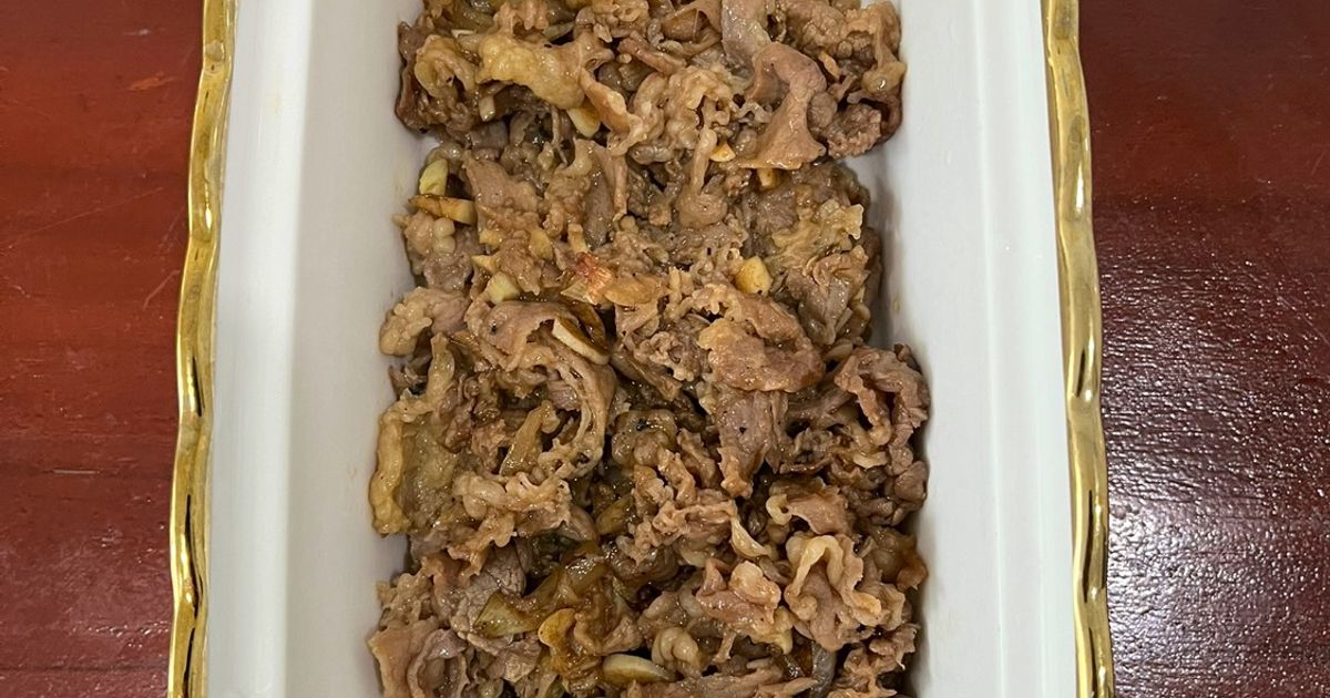 Beef Slice Tumis