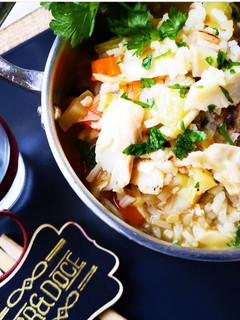 Foto de Arroz de bacalhau
