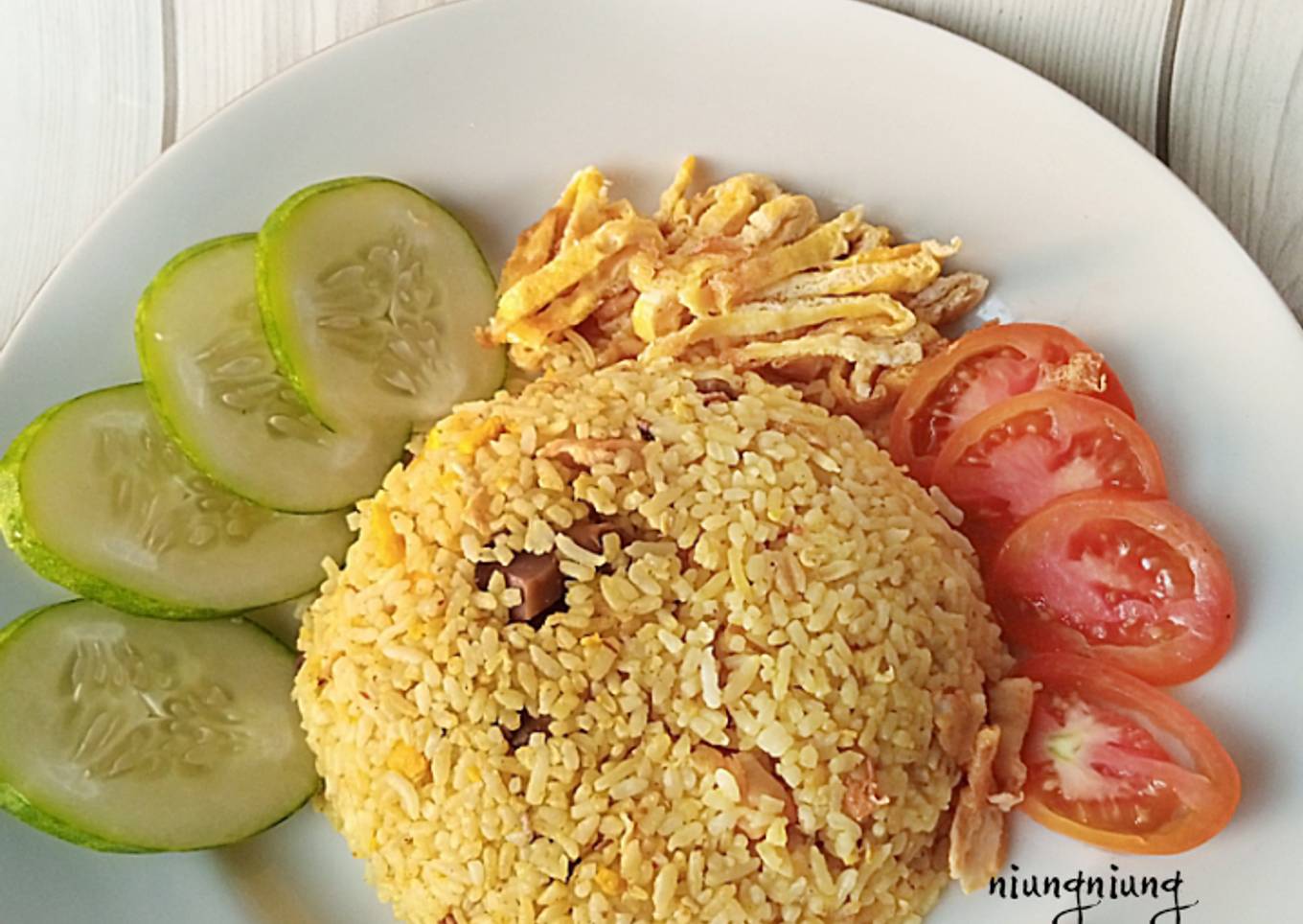 Resep Simple Fried Rice (Nasi goreng) Anti Gagal