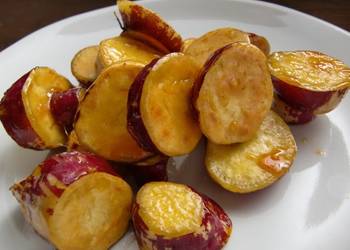 Update, Making Recipe Caramelized Sweet Potatoes for Bento or Snacks Savory Delicious