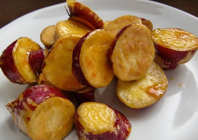 Caramelized Sweet Potatoes for Bento or Snacks