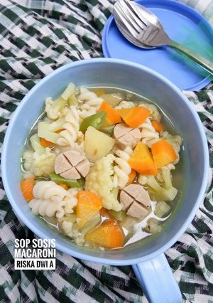 Foto resep Sop Sosis Macaroni