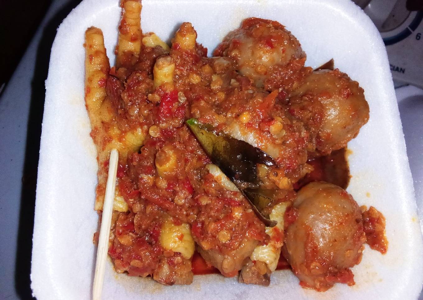 Bagaimana Membuat Ceker+baso mercon, Lezat Sekali