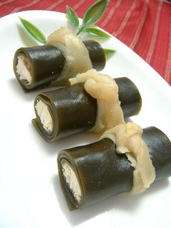A picture of Light Chicken Kobumaki For Osechi.