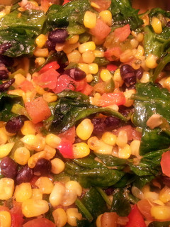 A picture of Corn and Black Bean Saute.