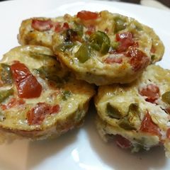 Egg muffins A picture of Egg muffins.
