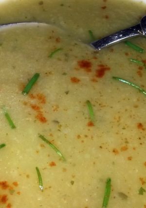 A picture of Sig's Leek and Cabbage Soup.