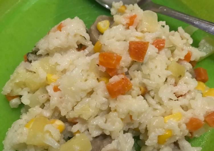 Nasi Risotto ala ala untuk pecinta keju