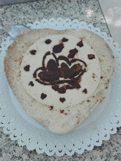 Una foto de Tarta de horchata