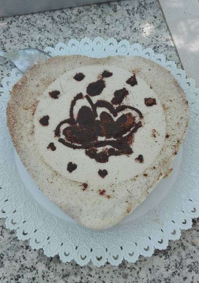 Una foto de Tarta de horchata
