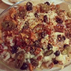 A picture of Loaded fajita fries.