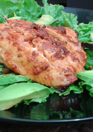 A picture of Chipotle Salmon.