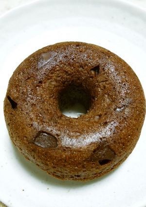 A picture of Rich Baked Chocolate Donuts with Shio-Koji for Valentine's.